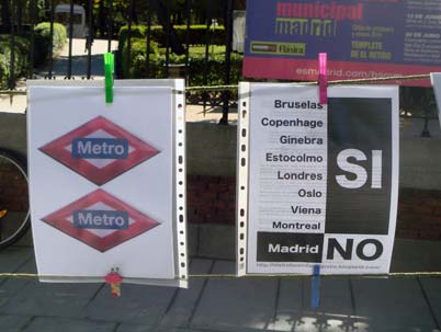 ¿Por qué no en Madrid?